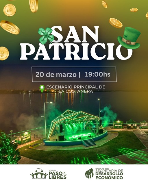 Libres se prepara para celebrar la Fiesta de San Patricio en la Costanera
