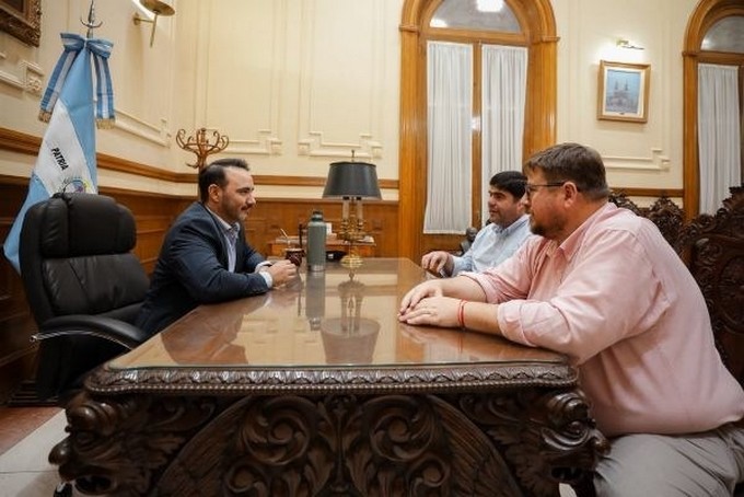 Valdés recibió al Intendente Faraldo 